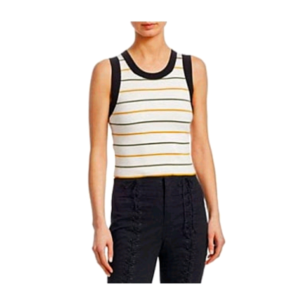 A.L.C. Stripe Ribbed Tank